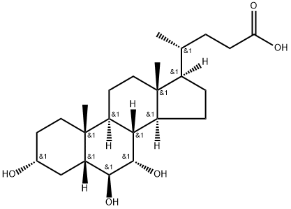 α-Muricholic acid Structure